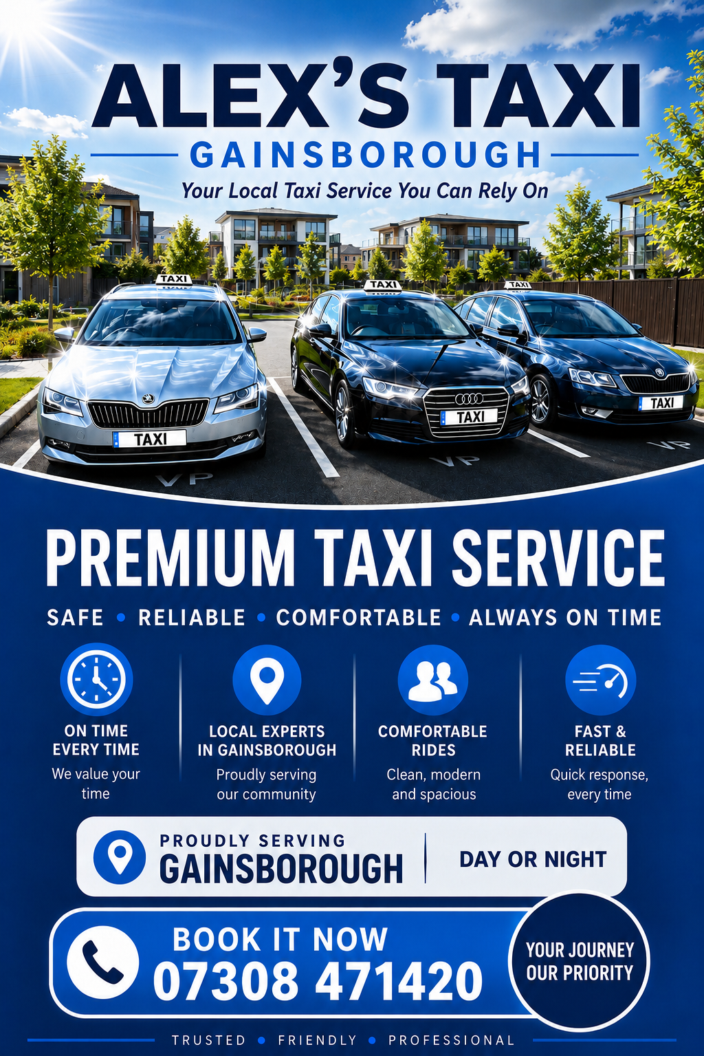 Alex’s taxi Gainsborough 